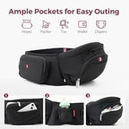 Momcozy Baby Carrier with Hip Seat, 2-in-1 Forward-Facing Carry - Image 4