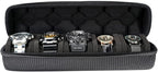 Hard Watch Travel Case, 5 slot Watch Roll Case Storage and Organizer - Image 7