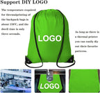 60 Pieces Drawstring Backpack Bags Sports Sackpack Bulk Cinch Gym Bag - Image 5