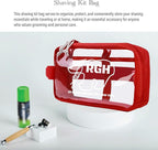 Rough Enough Clear Toiletry Bag Travel Cosmetic Makeup Toothbrush Case Pouch - Image 4