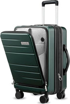 LUGGEX Carry On Luggage 22x14x9 Airline Approved, Expandable Polycarbonate by LuggeXLUGGAGE