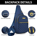 Small Sling Bag For Women Men Casual Crossbody Sling Backpack - Image 4