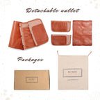 Genuine Leather Nomad Organizer Travel Wallet | Women's Wallet Clutch Passport - Image 6