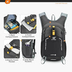 SKYSPER Small Hiking Backpack - 15L Travel Daypack Lightweight Bag Water - Image 3