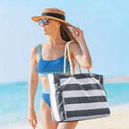 Becokan Beach Bag Large Beach Tote Bag - Image 7