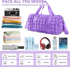 Quilted Travel Duffle Bag Gym Bag - Image 4