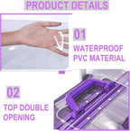 28 Inch Full Clear PVC Suitcase Cover Protectors - Image 2