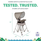 Baby Delight Go with Me Uplift Deluxe Portable High Chair | Travel High Chair | - Image 4