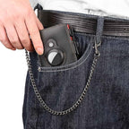 Mens Wallet Card Holder: Pop Up Aluminum Case, Genuine Leather, RFID Blocking - Image 8