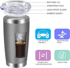 VEGOND 20oz Tumbler with Lid and Straw Stainless Steel Tumbler Cup Bulk Vacuum - Image 2
