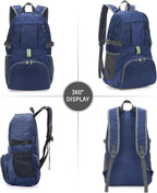 Yaopeing Lightweight Backpack, 25L Foldable Hiking Packable, Water Resistant - Image 4