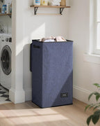 SOLEDI Laundry Hamper with Lid 100L Large & Tall Collapsible Laundry Basket - Image 2