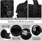 Quilted Travel Duffle Bag Gym Bag - Image 3