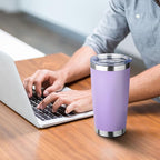 20oz Tumbler with Straw and Brush, Stainless Steel Vacuum Insulated tumbler - Image 5