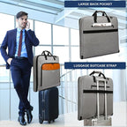 Garment Bag Travel Suit Bag for Men Large 40-Inch Carry on Garment Bag Up to 3 - Image 6