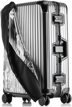 Transparent PVC Suitcase Cover, No Disassembly Required Clear Luggage Protector by Linpr