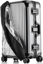 Transparent PVC Suitcase Cover, No Disassembly Required Clear Luggage Protector by Linpr