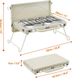 ONLYFIRE OUTDOOR LIVING Portable Camping stove 2-Burner, Propane Gas Stove - Image 2