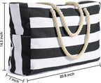Becokan Beach Bag Large Beach Tote Bag - Image 4