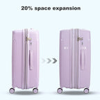 Nazhura Luggage Set, 3-Piece Hardside Suitcase Set, 20-inch Carry On, 28-inch - Image 3