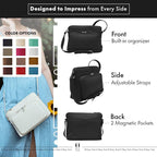 ili New York Genuine Leather Crossbody Bags - Image 4