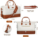 Weekender Bag for Women, Travel Duffel Bag Carry On Overnight Bag - Image 7