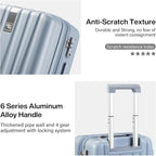 Hanke 24 Inch Expandable Checked Luggage Lightweight PC Hard Shell Luggage - Image 8