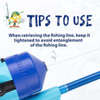 Kids Fishing Pole, Telescopic Fishing Rod, Toddler Collapsible Fishing Rod and - Image 5
