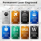 6 Pack Personalized Luggage Tags - Image 3