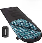 KingCamp Sleeping Bag for Adults, Cold Weather & Warm XL Big and Tall Flannel by KingCamp