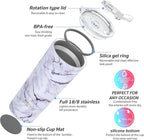 THILY Stainless Steel Vacuum Insulated Tumbler Travel Mug 26 oz Coffee Cup - Image 4