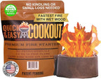 Start Fires Fast with Zero Effort! The Most Powerful Fire Starter You Will Ever by QuickEasyCookout