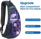 G4Free Sling Bag for Men Women, Small Crossbody Backpack Lightweight Chest - Image 2