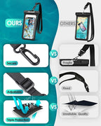 Hiearcool Waterproof Pouch for iPhone, Waterproof Phone Bag Travel Essentials - Image 4