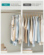 SONGMICS Clothes Hangers, Space-Saving, Light Gray and Dark Gray UCRF50G - Image 7
