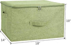 ANMINY Storage Bins with Zipper Lids 36 Qt Lidded Fabric Storage Boxes Baskets - Image 3