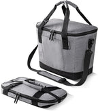 CleverMade Collapsible Insulated Cooler Bag – Leakproof Soft Folding Cooler by CleverMade