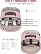 LOVEVOOK Laptop Backpack Purse for Women, Work Travel Computer Bags, College - Image 3