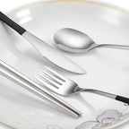 Travel cutlery set, 18/8 stainless steel cutlery, Reusable utensils set - Image 4