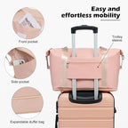 LONG VACATION 3 Piece Carry On Luggage 20 Inch Suitcase - Image 5