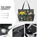 Beach Bag for Women Beach Tote Bag Waterproof Sandproof Large Bags - Image 3