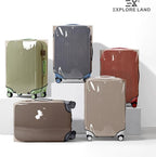 Explore Land Clear Luggage Cover Tough Protector Fits - Image 2