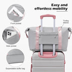 LONG VACATION 3 Piece Carry On Luggage 20 Inch Suitcase - Image 5
