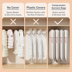 DIMJ 4 Pack 54" Garment Bags for Hanging Clothes - Image 5