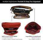 ili New York Genuine Leather Crossbody Bags - Image 3