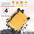 Krute Carry On Luggage 20 inch Aluminum Frame Suitcase - Image 9