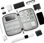 Custom Electronics Organizer Travel Case Customize Personalized Text Image - Image 4