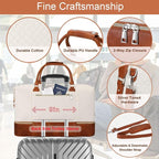 Weekender Bag for Women, Travel Duffel Bag Carry On Overnight Bag - Image 6