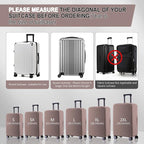 Travel Luggage Cover Suitcase Protector Scratch-Resistant Fit 19-31 Inch - Image 4