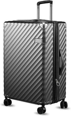 LUGGEX Luggage with Spinner Wheels, Polycarbonate Expandable Hard Shell Suitcase by LuggeXLUGGAGE